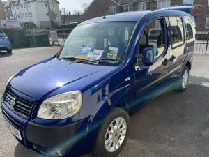 2008.Gowrings Chairman Doblo 1.4cc.Just 15,700 miles,Seats 3 plus chair/Winch/AC.