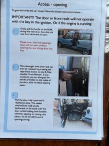 2016. ‘Wilson Healey In Front'/ Doblo Petrol / Passenger up front/ 27,800 miles/ AC.