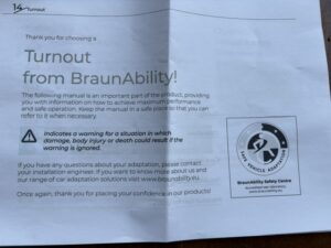 Seat instructions